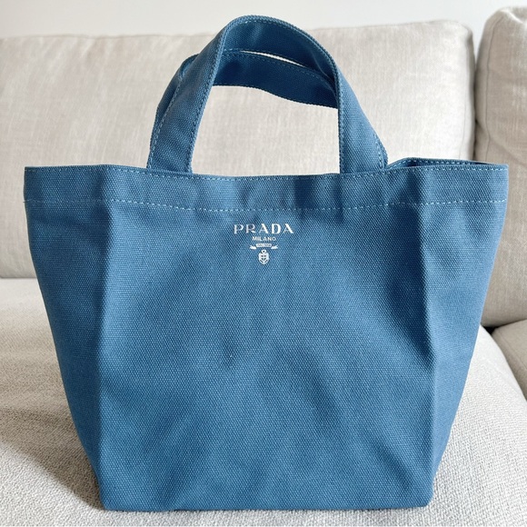Prada Handbags - Prada Beauty Baby Blue Toilet Pouch/Lunch Bag